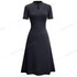 Modest Church Dresses, Modest Dress with Sleeves in Gray or Black, LDS Modest Dresses