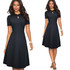 Modest Church Dresses, Modest Dress with Sleeves in Gray or Black, LDS Modest Dresses
