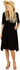Abigail Modest Black Dress w/Ivory Embroidery, LDS Modest Dresses