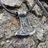 Mjolnir Axe Pendant - Sterling Silver