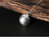 Handmade silver wintersweet pendant