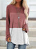 Womens Loose Round Neck T Shirt