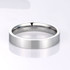 316L stainless steel silver Women 4mm 6mm Male couple rings
