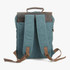 Crazy Horse Leather Canvas Travel Backpack