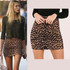 Fashion Leopard Printed Sexy Pencil Bodycon Hip Mini Skirt