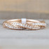 Pattern Twisted Rope Hemp Flowers Ring
