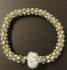 Silver Charm Crystal Bracelet