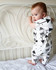 Arrow Zipper Hooded Romper for Baby Boys
