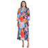 JADI tropical lantern-sleeve maxi dress