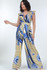 Ruffle Sleeve Surplice Jumpsuit