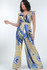 Ruffle Sleeve Surplice Jumpsuit