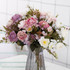Peony DIY Party Decoration Vintage Silk Artificial Flowers Small Rose Wedding Fake Flowers Festival Supplies Home Decor Bouquet
