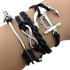 Arrow Anchor Infinity Bracelet