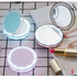LED Lighted Vanity Travel Makeup Mirror Foldable Compact USB Charging Cosmetic Makeup Mirror Light Beauty Tools