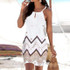 Halter Neck Boho Print Sleeveless Mini Beachwear Sundress