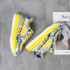 Women Sneakers Breathable Mesh Gold Platform Shoes