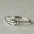 Vintage Silver Color leaf Ring