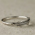 Vintage Silver Color leaf Ring