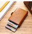 Credit Card Holder Wallet Leather Metal Aluminum Business Bank Card Case CreditCard Cardholder