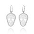 Trendy Gold Skull Earrings