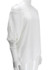 White Irregular Off Shoulder Round Neck Long Sleeve T-Shirt