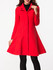 Casual Lapel Woolen Plain Coat