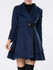 Casual Lapel Single Button Woolen Coat