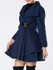 Casual Lapel Single Button Woolen Coat