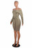 Bodycon Bandage Evening Cocktail Party Dress Women Off the Shoulder Long Sleeve Sexy Dress