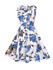 Casual V-Neck Floral Printed Delightful Skater Dress