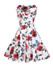 Casual V-Neck Floral Printed Delightful Skater Dress