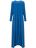 Casual Loose High-Low Round Neck Plain Maxi Dress