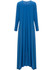 Casual Loose High-Low Round Neck Plain Maxi Dress