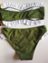 Falbala Ribbed Bikinis Swimwear
