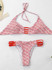 Red Heart Cute Bikinis Swimwear