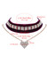 Casual Vintage Velvet Rhinestone Choker Necklace