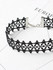 Casual Gothic Black Lace Choker Necklace