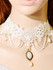 Casual Vintage Lace Faux Pearl Choker Necklace