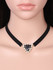 Casual Crystal Pendant Velvet Choker Necklace