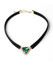 Casual Crystal Pendant Velvet Choker Necklace