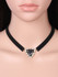 Casual Crystal Pendant Velvet Choker Necklace