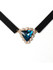 Casual Crystal Pendant Velvet Choker Necklace