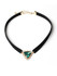 Casual Crystal Pendant Velvet Choker Necklace