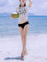 Casual Round Neck See-Through Plain Short Sleeve Tunic