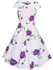 Casual Remarkable V-Neck Floral Printed Skater Dress