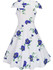 Casual Remarkable V-Neck Floral Printed Skater Dress