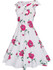 Casual Remarkable V-Neck Floral Printed Skater Dress
