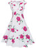 Casual Remarkable V-Neck Floral Printed Skater Dress