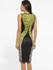 Casual Scoop Neck Dacron Printed Bodycon Dress