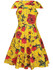 Casual Fascinating V-Neck Floral Printed Skater Dress